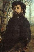 Pierre Renoir Portrait of Claude Monet oil painting